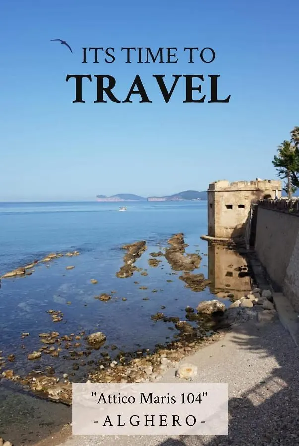 Attico Maris 104 A Due Passi Dalla Spiaggia Free Wi Fi Alghero Dom wakacyjny